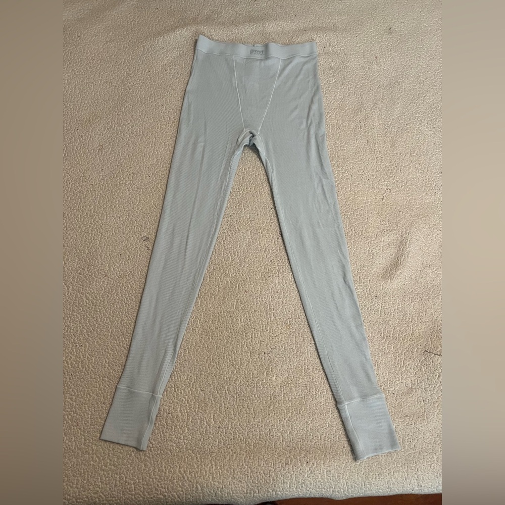 SKIMS Light blue Leggings Stretchy Full-Length Bottoms